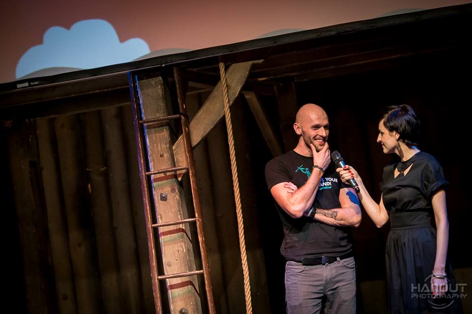 Michal Truban z Websupport. Voices Live 33 @ Tower Stage, Bratislava © Copyright 2014 Zdenko Hanout