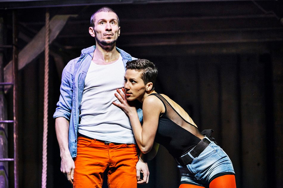 Simonka & Lacko z CreDance. Voices Live 33 @ Tower Stage, Bratislava © Copyright 2014 Zdenko Hanout