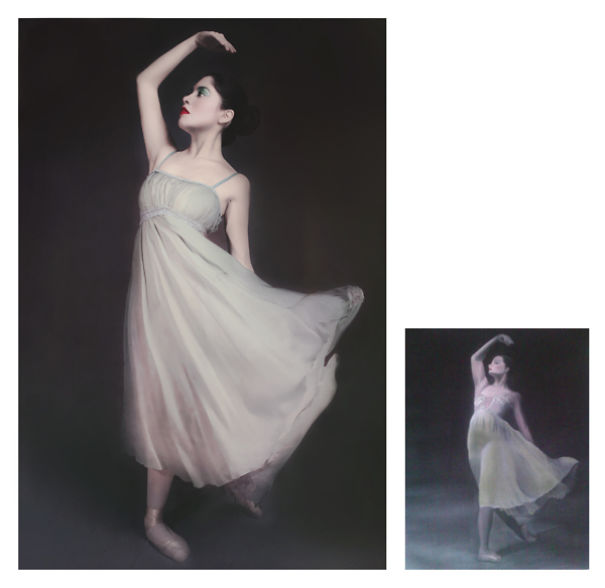 Tanečnica: Lupita Flores |Painting by Catalina Ramírez Valencia Krajina: El Salvador | Vlasy & Make Up Cristina Campos | 2014