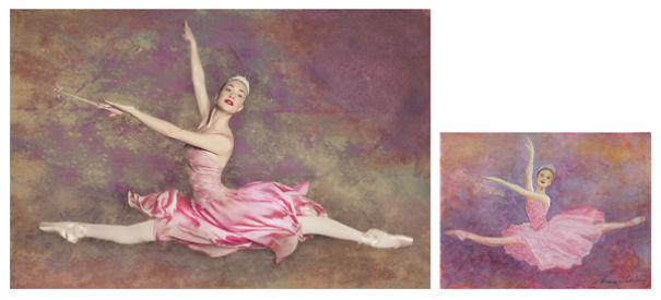 Tanečnica: Lucia Figueroa | Painting by Mitzi Sato Wiuff Krajina: El Salvador | Make Up & Vlasy Cristina Campos | 2014