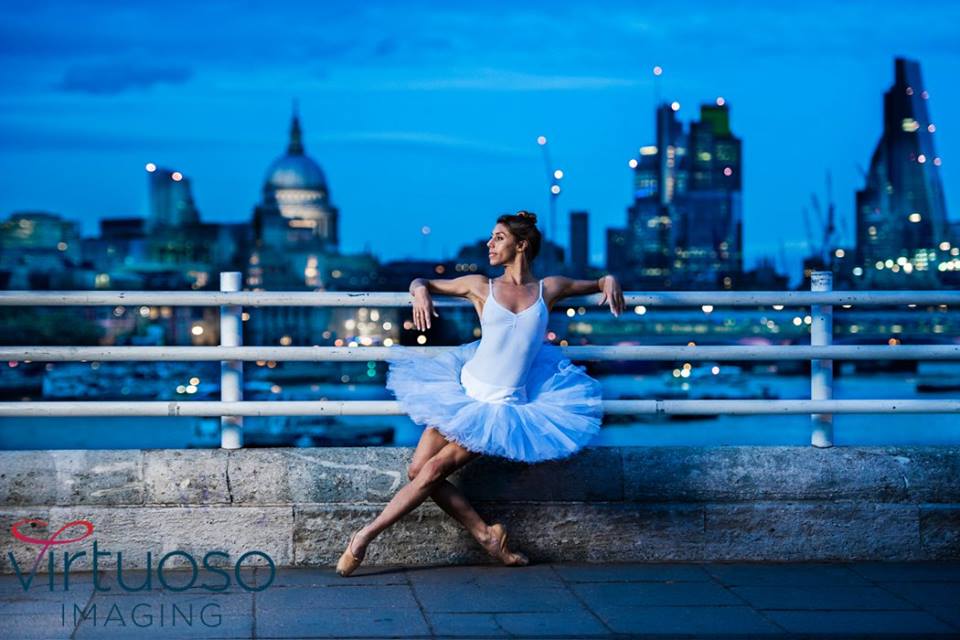 'Ballet Busking' around Waterloo. Foto: Mehul Derodr