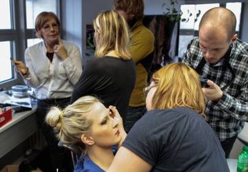 Príprava a fotenie baletky na divadelný plagát