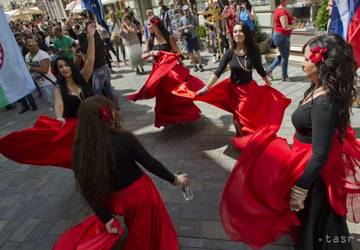 Súčasťou festivalu Gypsy Fest Bratislava 2015 bolo defilé v historickom centre Bratislavy 31. júla 2015.