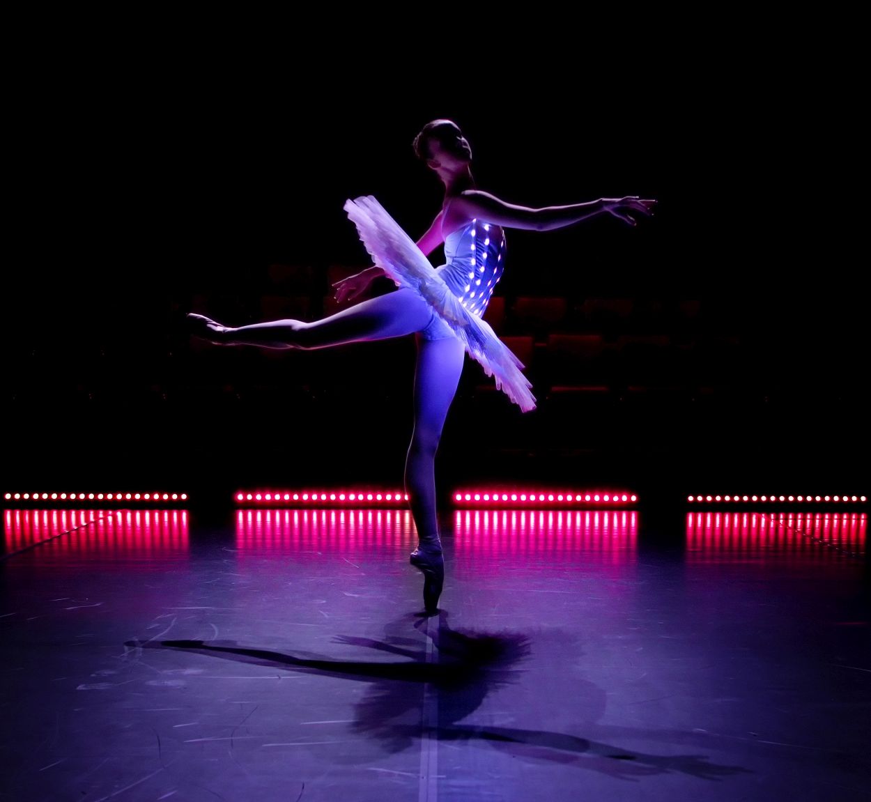Dancing in the Dark: Melissa Chapski, Junior Principal Ballerina at the Dutch National Ballet, performs The Dance of the Sugar Plum Fairy from The Nutcracker. The pictures were taken in almost complete darkness using the Nikon D3400 entry-level DSLR camera, to showcase its low light capabilities.