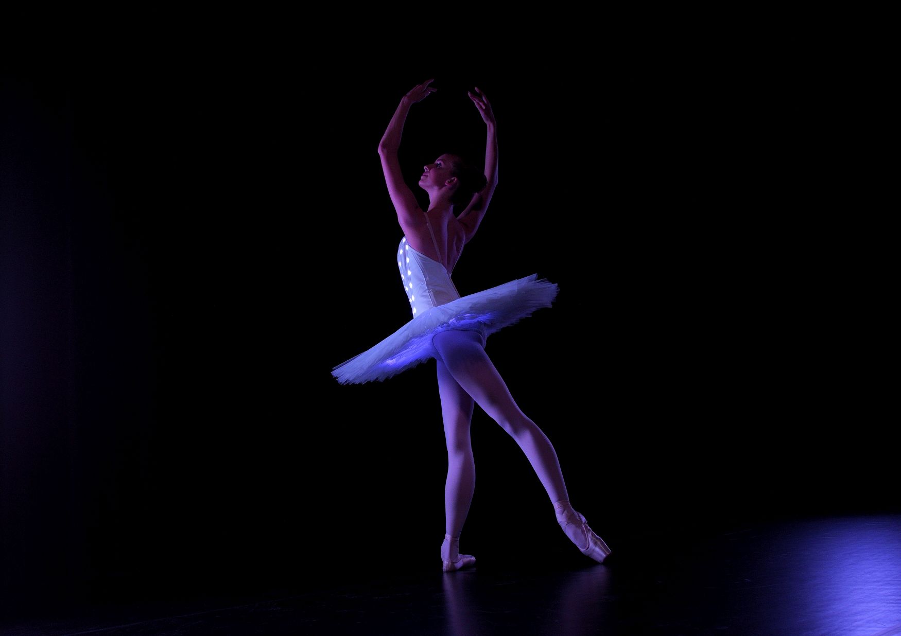 Dancing in the Dark: Melissa Chapski, Junior Principal Ballerina at the Dutch National Ballet, performs The Dance of the Sugar Plum Fairy from The Nutcracker. The pictures were taken in almost complete darkness using the Nikon D3400 entry-level DSLR camera, to showcase its low light capabilities.