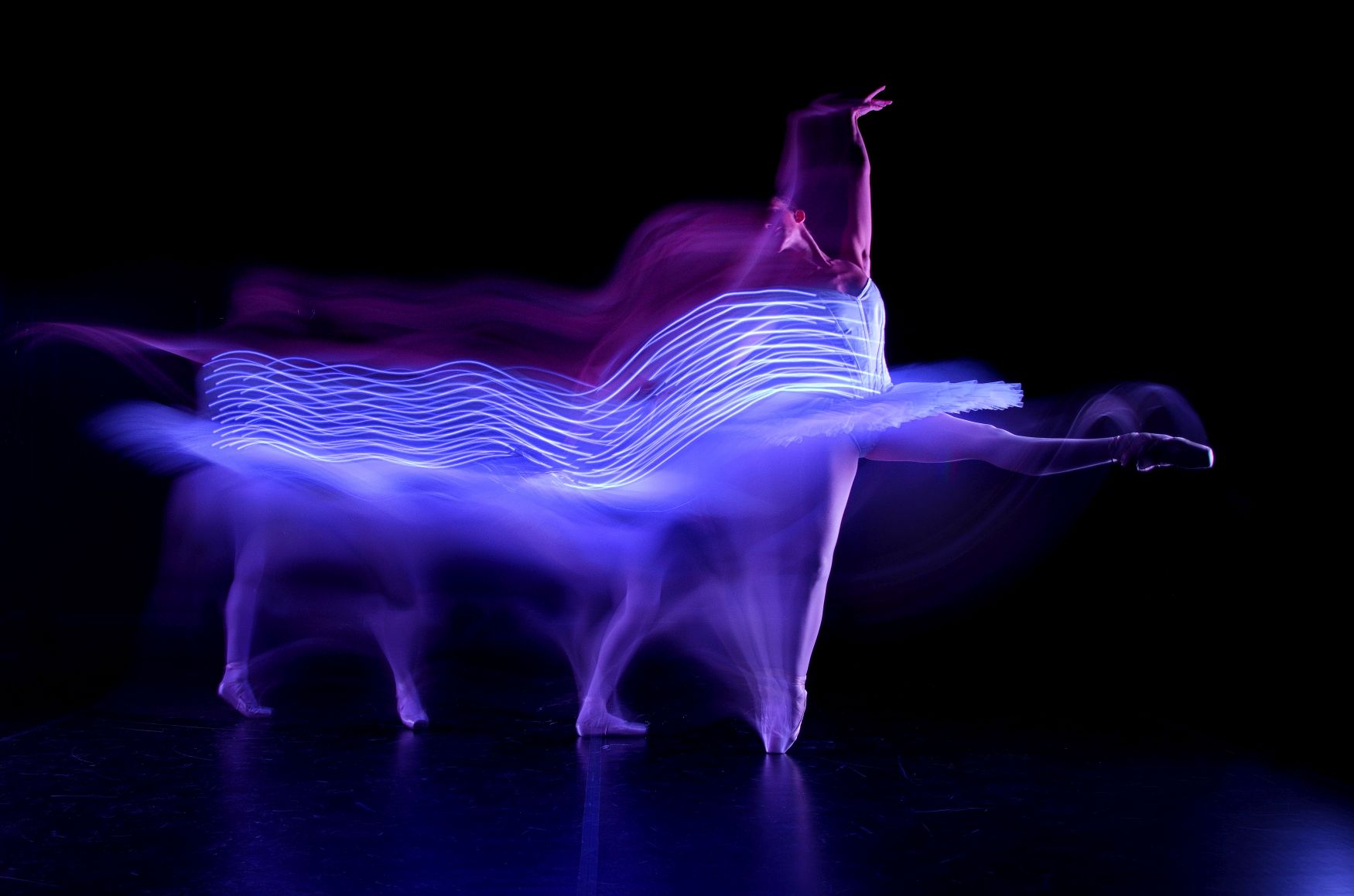Dancing in the Dark: Melissa Chapski, Junior Principal Ballerina at the Dutch National Ballet, performs The Dance of the Sugar Plum Fairy from The Nutcracker. The pictures were taken in almost complete darkness using the Nikon D3400 entry-level DSLR camera, to showcase its low light capabilities.