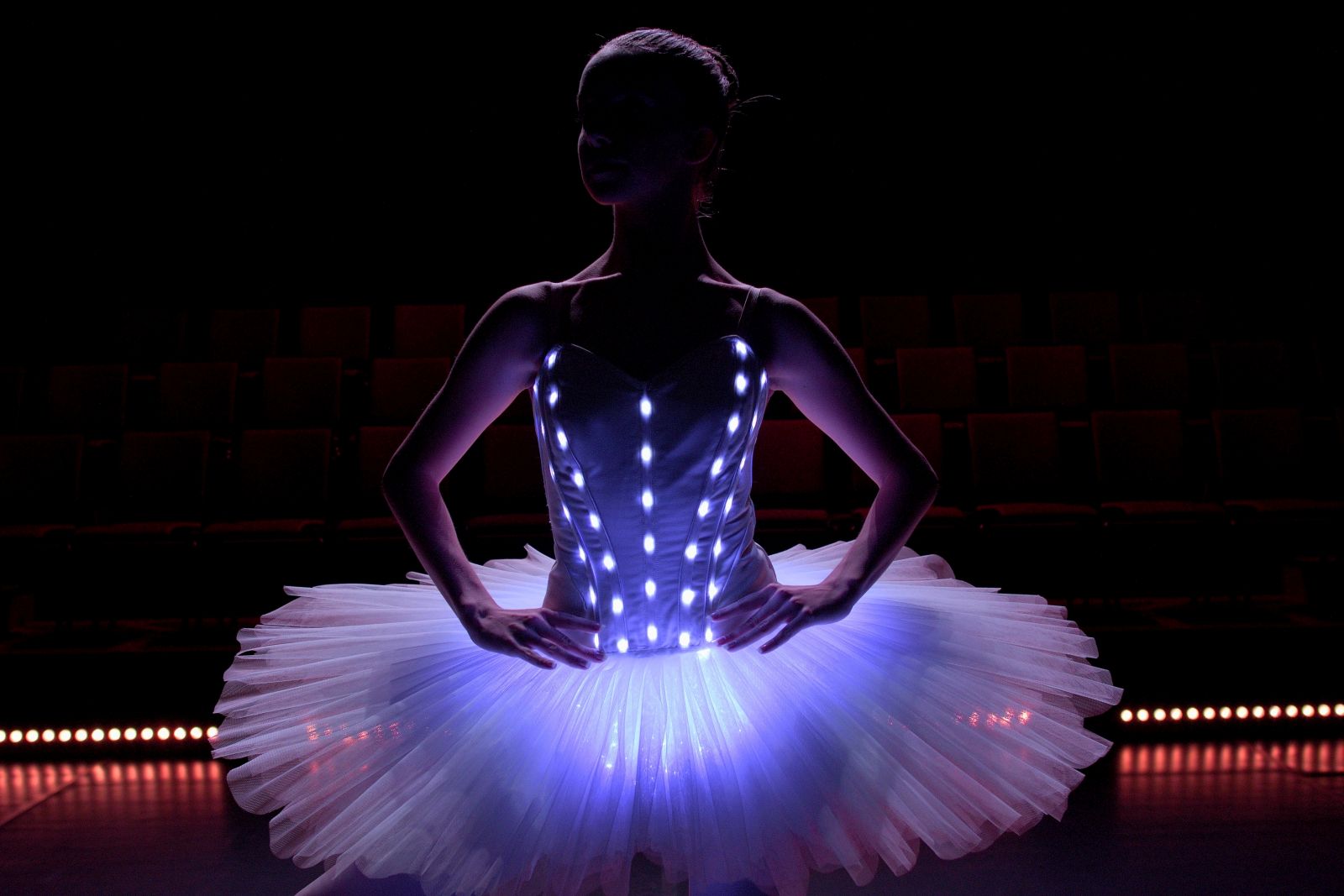 Dancing in the Dark: Melissa Chapski, Junior Principal Ballerina at the Dutch National Ballet, performs The Dance of the Sugar Plum Fairy from The Nutcracker. The pictures were taken in almost complete darkness using the Nikon D3400 entry-level DSLR camera, to showcase its low light capabilities.
